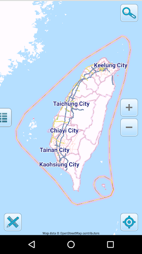 Map of Taiwan offline - Image screenshot of android app