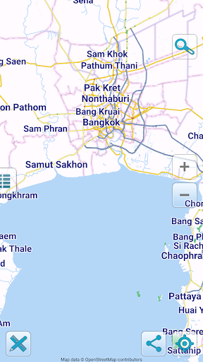 Map of Thailand offline - Image screenshot of android app