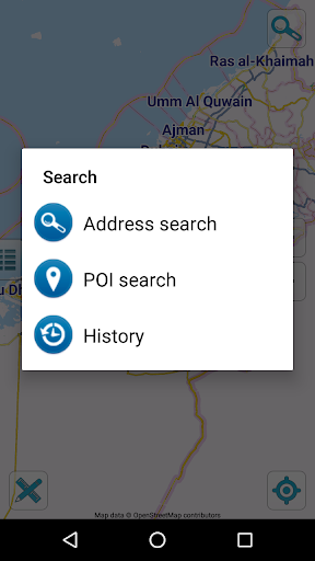 Map of UAE offline - Image screenshot of android app