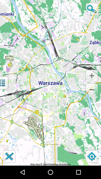 Map of Warsaw offline - Image screenshot of android app