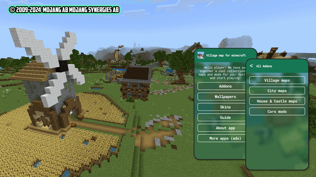 village map for minecraft - عکس برنامه موبایلی اندروید
