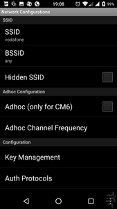 WiFi Advanced Configuration Editor - Image screenshot of android app