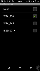 WiFi Advanced Configuration Editor - Image screenshot of android app