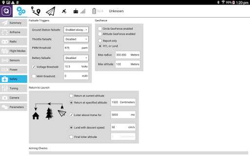 QGroundControl - عکس برنامه موبایلی اندروید