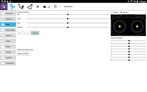 QGroundControl - عکس برنامه موبایلی اندروید