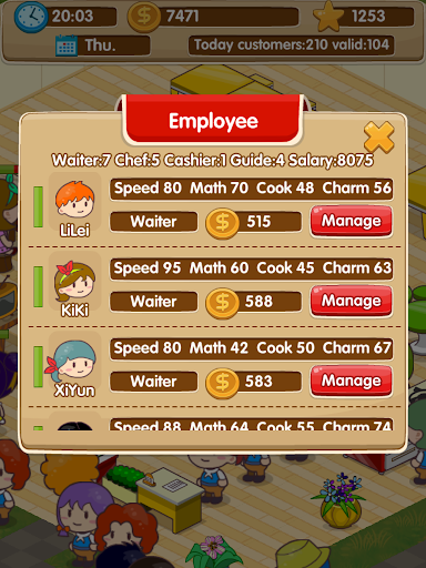 HappyRestaurant Sim - عکس بازی موبایلی اندروید
