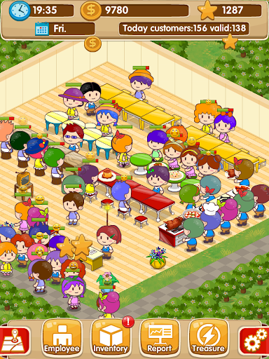 HappyRestaurant Sim - Gameplay image of android game