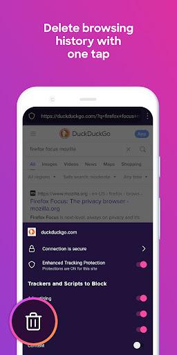 Firefox Focus: No Fuss Browser - Image screenshot of android app