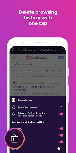 Firefox Focus: No Fuss Browser - عکس برنامه موبایلی اندروید