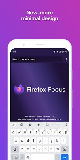 Firefox Focus: No Fuss Browser - Image screenshot of android app