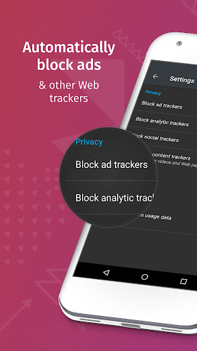 Firefox Klar: No Fuss Browser - Image screenshot of android app