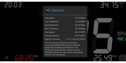 DigiHUD Speedometer - عکس برنامه موبایلی اندروید