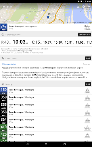 MonTransit - Image screenshot of android app