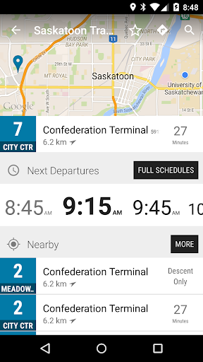 Saskatoon Transit Bus - MonTr… - Image screenshot of android app