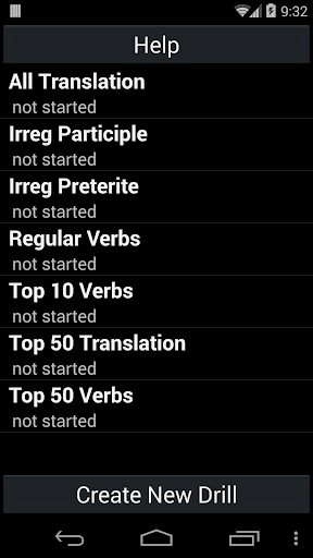 Spanish Verb Trainer - عکس برنامه موبایلی اندروید