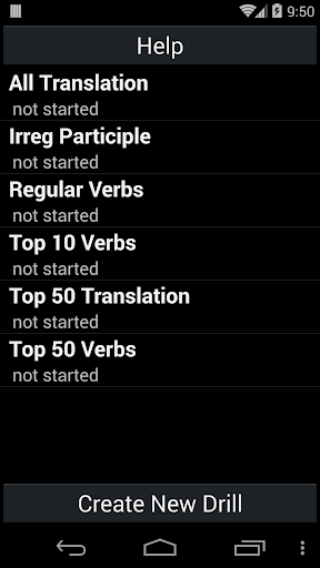 French Verb Trainer - Image screenshot of android app