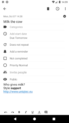 Tasks & Notes - عکس برنامه موبایلی اندروید