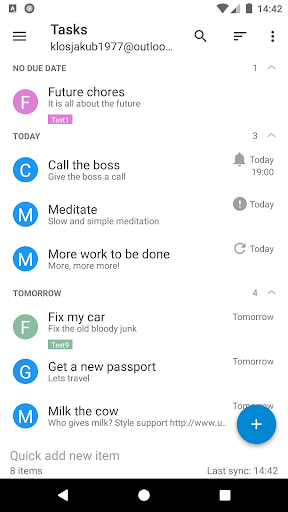 Tasks & Notes - عکس برنامه موبایلی اندروید