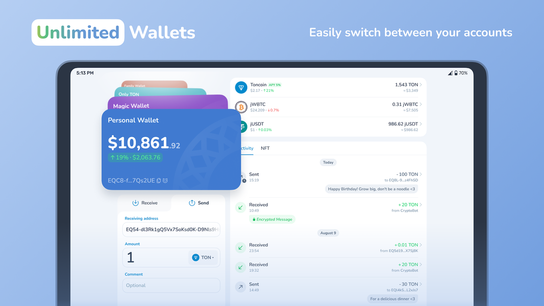 MyTonWallet • TON Wallet - عکس برنامه موبایلی اندروید