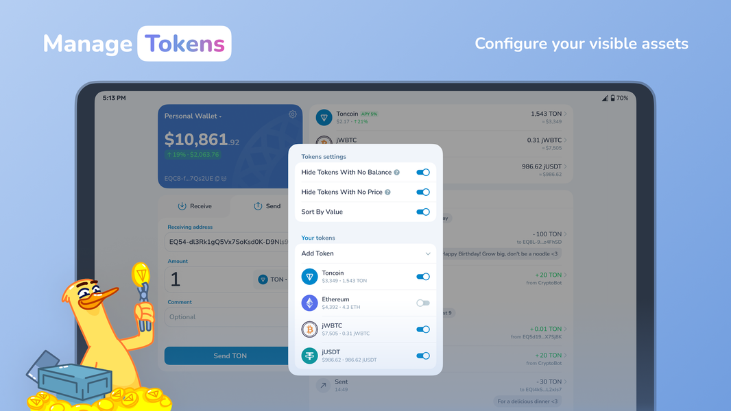 MyTonWallet • TON Wallet - عکس برنامه موبایلی اندروید