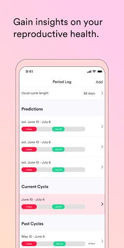 Period Diary Ovulation Tracker - Image screenshot of android app