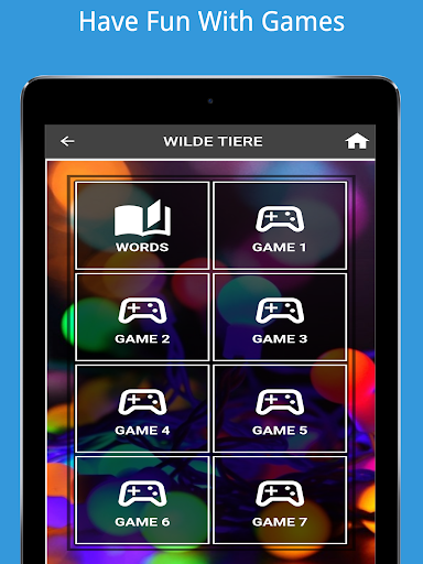 German Vocabulary Beginners - Image screenshot of android app