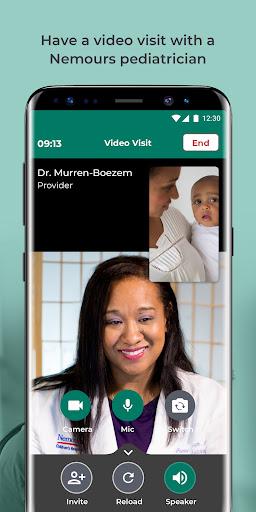Nemours Children’s MyChart - Image screenshot of android app