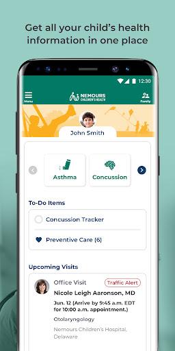 Nemours Children’s MyChart - عکس برنامه موبایلی اندروید