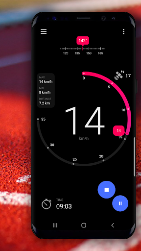 Speedometer - عکس برنامه موبایلی اندروید