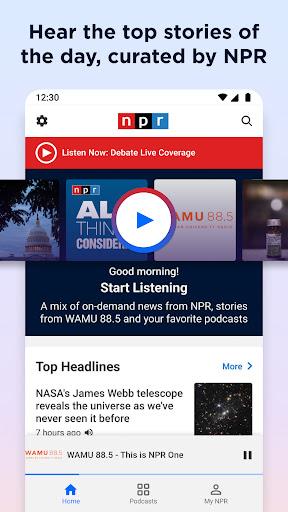 NPR One - عکس برنامه موبایلی اندروید