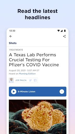 NPR One - Image screenshot of android app