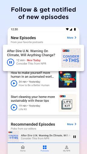 NPR One - Image screenshot of android app