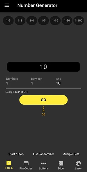 Number Generator - عکس برنامه موبایلی اندروید