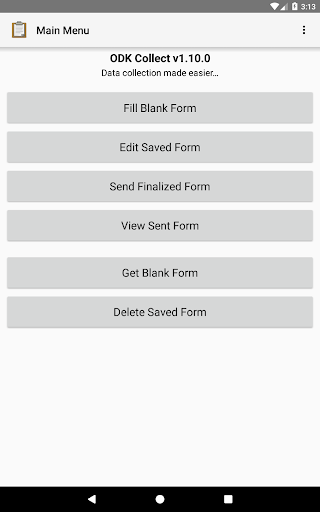 ODK Collect - Image screenshot of android app