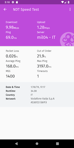 OONI Probe - عکس برنامه موبایلی اندروید
