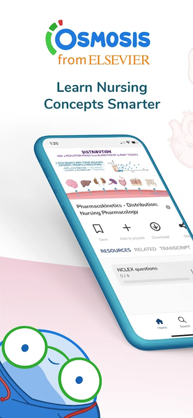 Osmosis Nursing Videos & Notes - عکس برنامه موبایلی اندروید