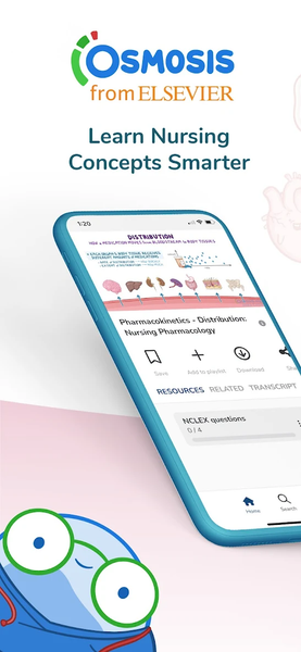 Osmosis Nursing Videos & Notes - Image screenshot of android app