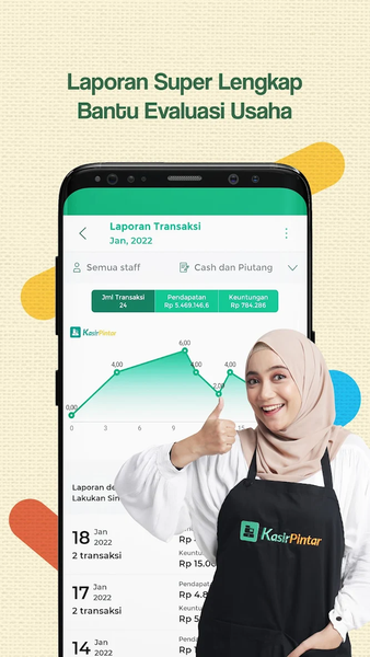 Kasir Pintar® Pro - Image screenshot of android app