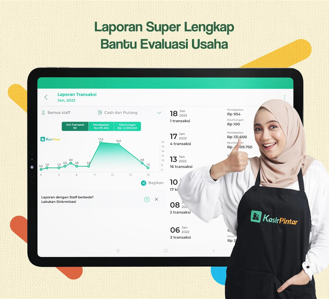 Kasir Pintar® Pro - Image screenshot of android app