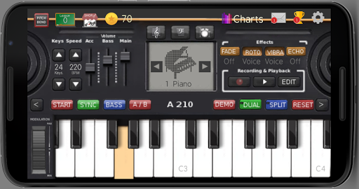 Music Keyboard - عکس برنامه موبایلی اندروید