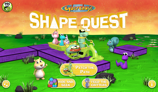 CyberChase Shape Quest! - Gameplay image of android game