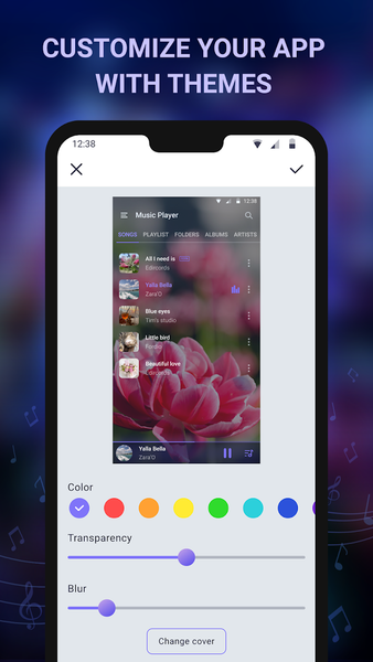 Music player & mp۳ player - عکس برنامه موبایلی اندروید