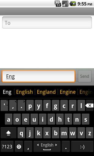 English completion dictionary - Image screenshot of android app