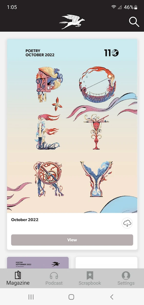 Poetry Magazine - عکس برنامه موبایلی اندروید