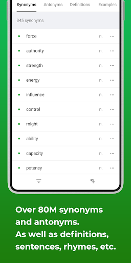 Power Thesaurus - Image screenshot of android app