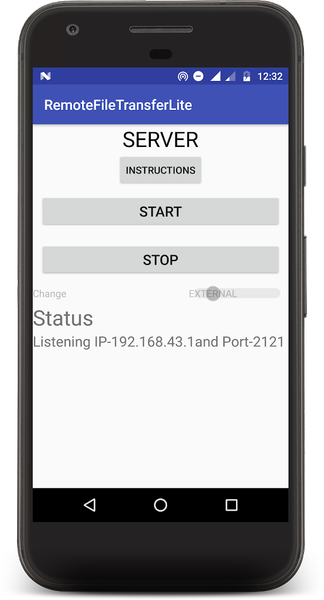 Remote File Transfer Lite - Image screenshot of android app