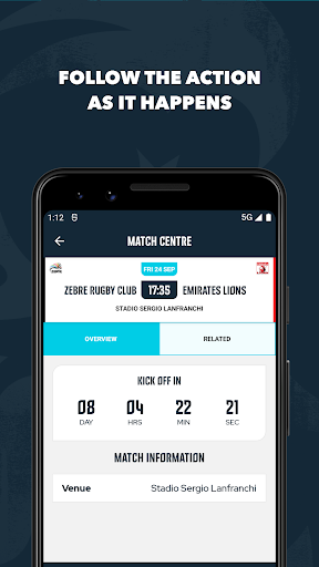 United Rugby Championship - Image screenshot of android app