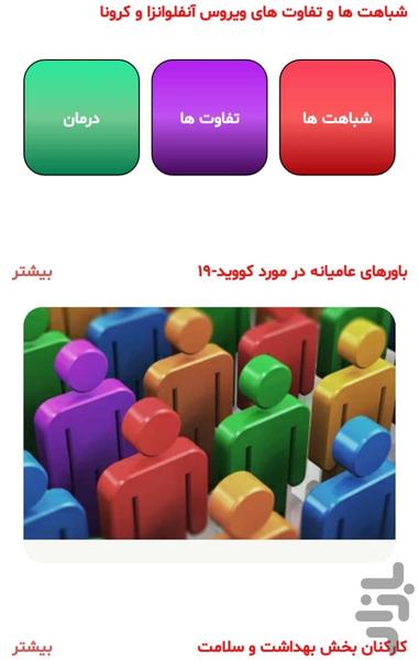 کووید-19 - عکس برنامه موبایلی اندروید