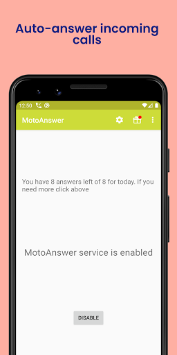 MotoAnswer - Auto Answer Calls - عکس برنامه موبایلی اندروید