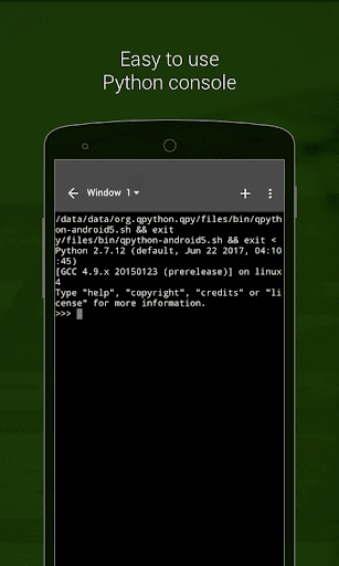 QPython - Learn Python & AI - Image screenshot of android app